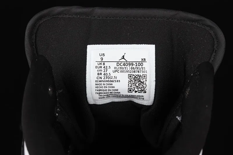 All categories Air Jordan Jordan series basketball shoes Air Jordan 1 Mid Air Jordan 1 Mid SE AJ1 Joe 1 white and black mid-top basketball shoes DC4099-100